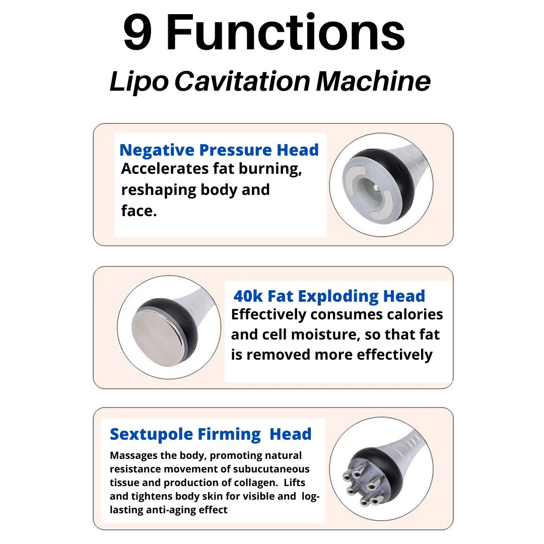 Adonis™ 9 in 1 Cavitation Machine for Toning & Slimming - Image 4